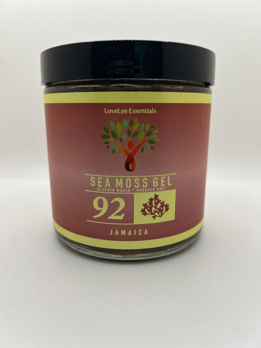 Bladder Wrack Burdock Root Sea Moss Gel with SourSap Leaf